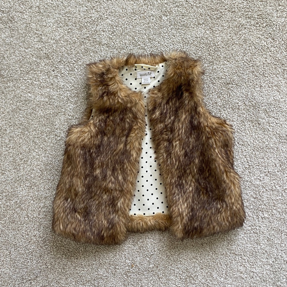 Faux fur vest